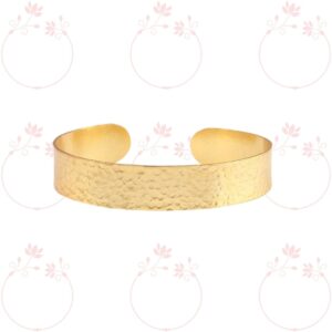 Golden cuff bracelet
