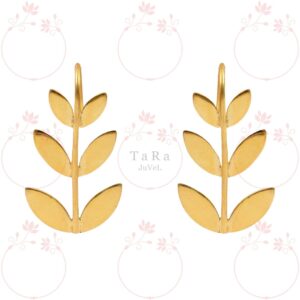 Golden Leaf Earring