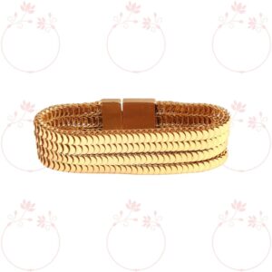 Hammered Fern Bracelet